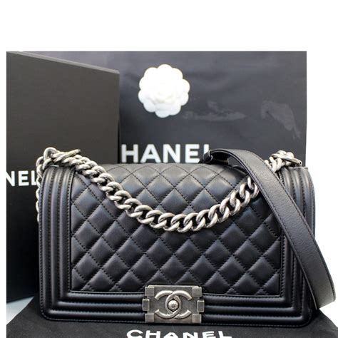 chanel boy 10|chanel black handbags.